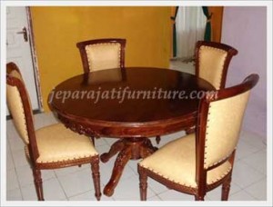 Kursi Makan Salina meja bundar