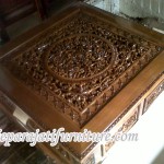 Meja Kopi Ukir
