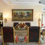 Kursi Meja Makan Ukiran Mewah Gold